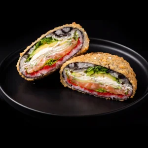 Sushi Burger Salmon Philadelphia